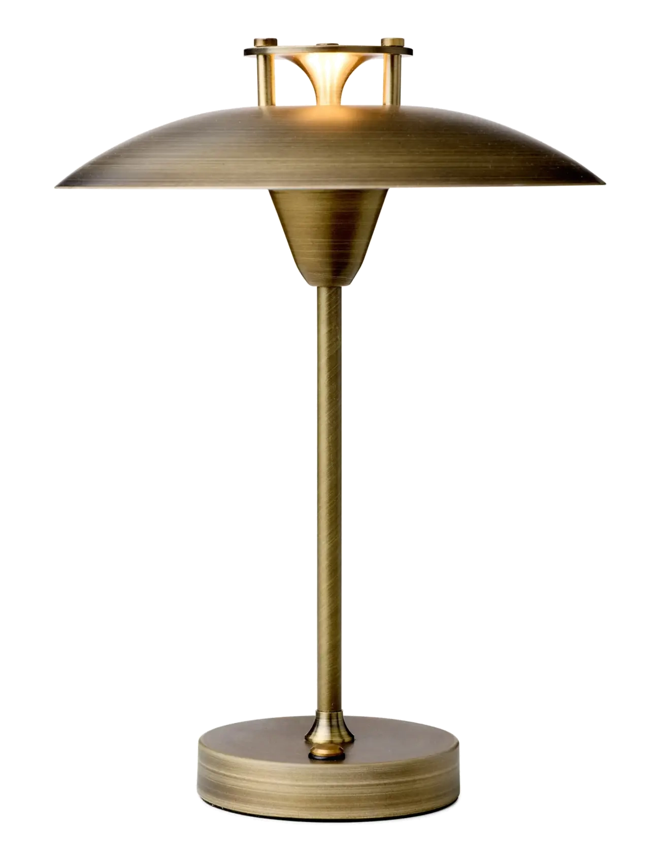 Halo Design Mini Stepp 1-2-3 Portable Table Lamp, Bordlampe, Guld, Str: H:23CM