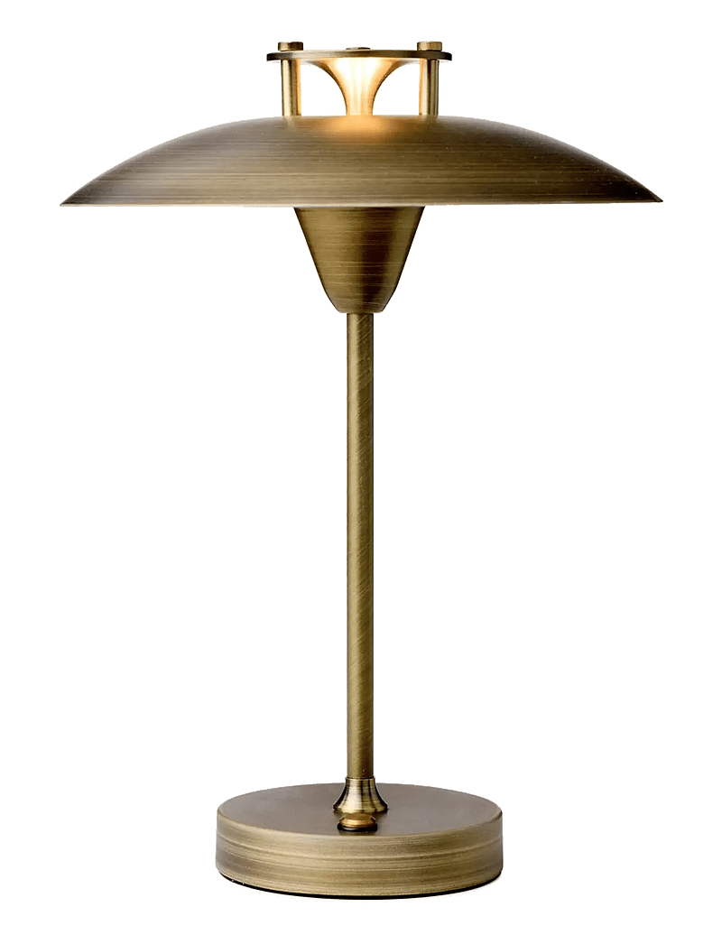 Halo Design - Mini Stepp 1-2-3 Portable Table Lamp - schreibtisch- & tischlampen - antique brass - 1