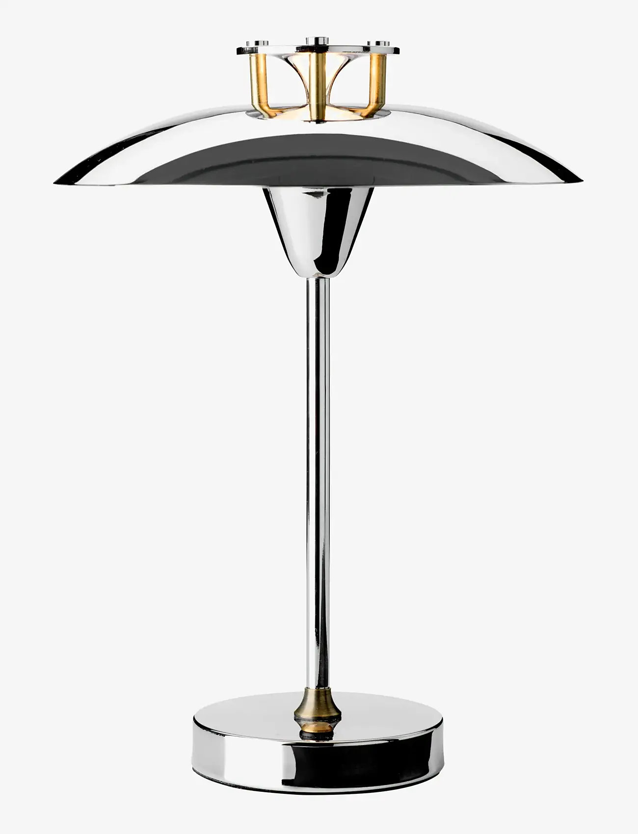 Halo Design - Mini Stepp 1-2-3 Portable Table Lamp - table lamps - chrome - 0