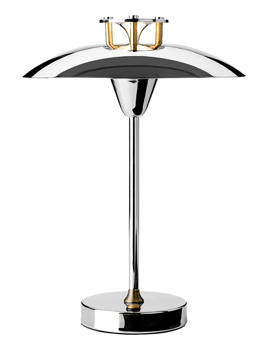 Halo Design - Mini Stepp 1-2-3 Portable Table Lamp - mobile lampen - chrome - 0