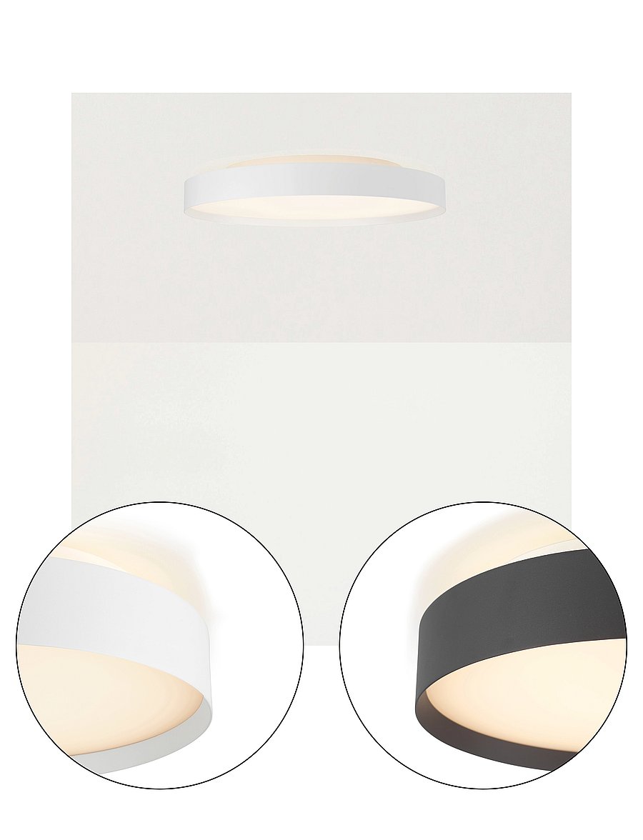 Halo Design - BACKLIGHT FULL - flush mount ceiling lights - black - 2