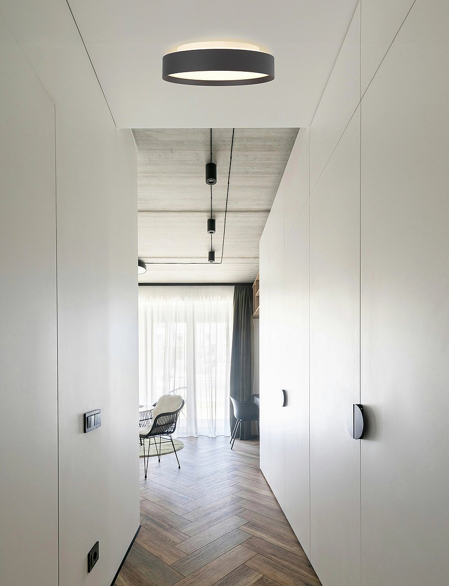 Halo Design - BACKLIGHT FULL - flush mount ceiling lights - black - 3
