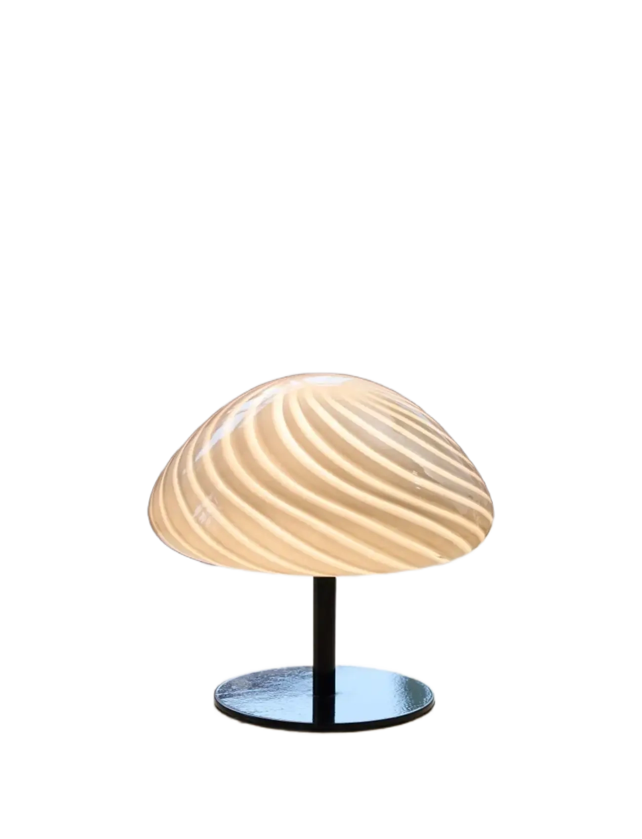 Halo Design - Mini mush table lamp, glass head, metal base - laveste priser - black - 5