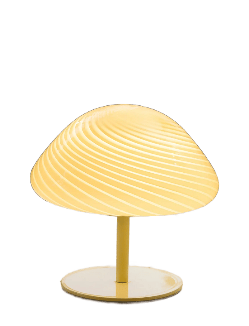 Halo Design - Candy Mini mush table lamp, glass head, metal base - schreibtisch- & tischlampen - creme - 3