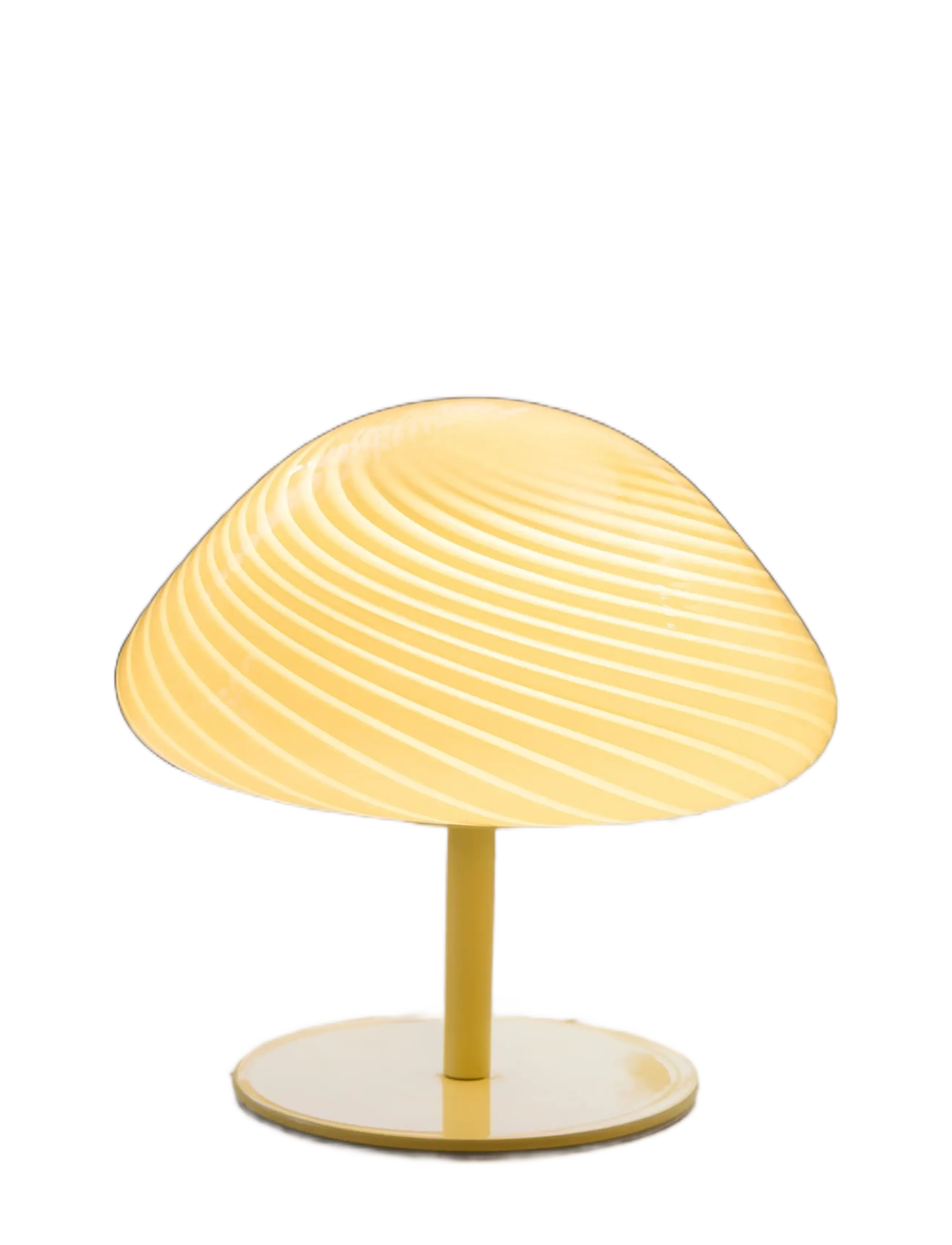 Halo Design - Candy Mini mush table lamp, glass head, metal base - laualambid - creme - 4