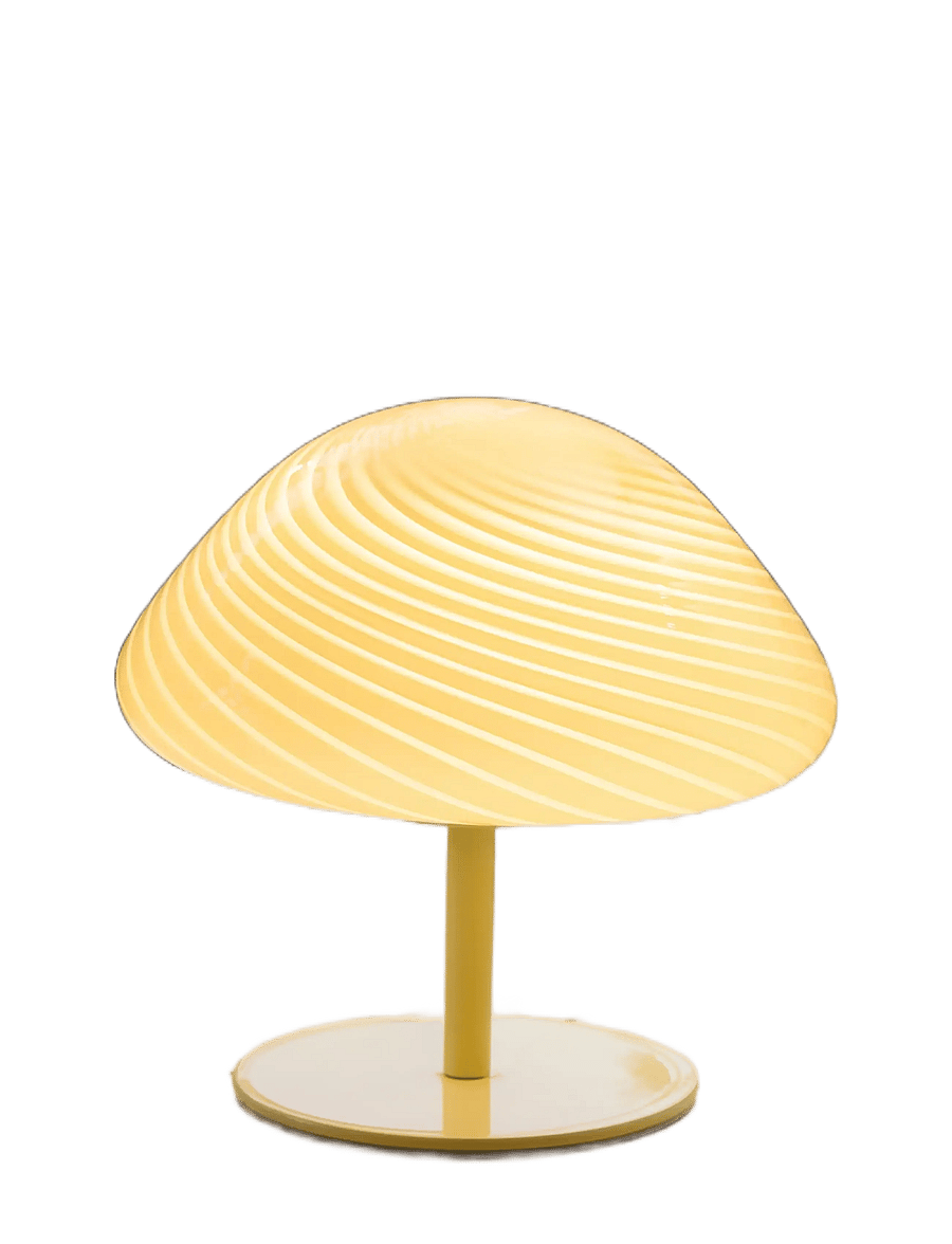 Halo Design - Candy Mini mush table lamp, glass head, metal base - laualambid - creme - 4