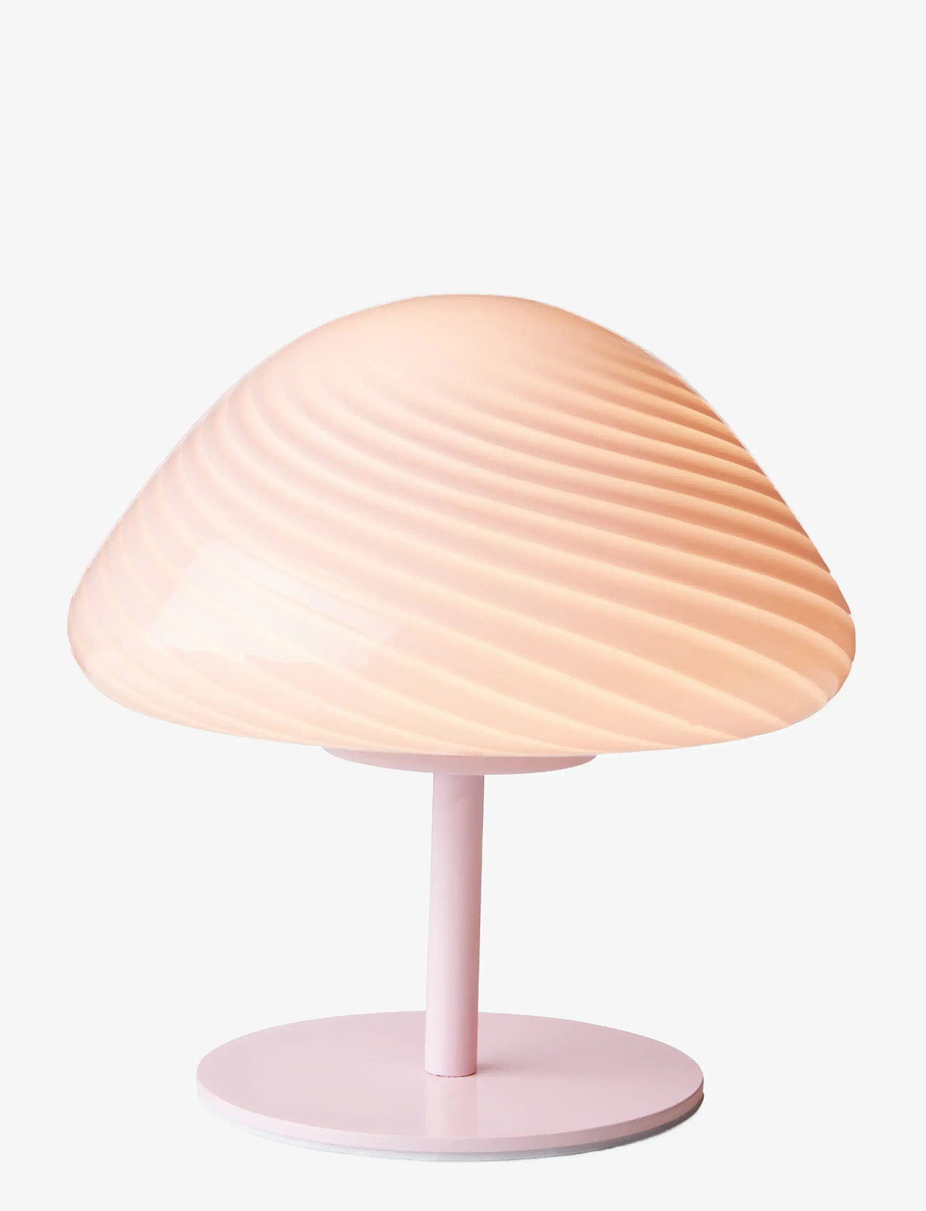 Halo Design - Candy Mini mush table lamp, glass head, metal base Rose - bordlamper - rose - 0