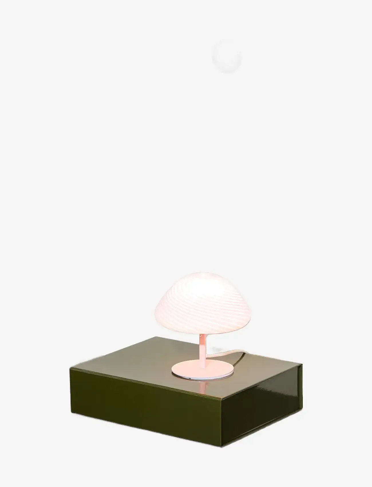 Halo Design - Candy Mini mush table lamp, glass head, metal base Rose - bordlamper - rose - 3