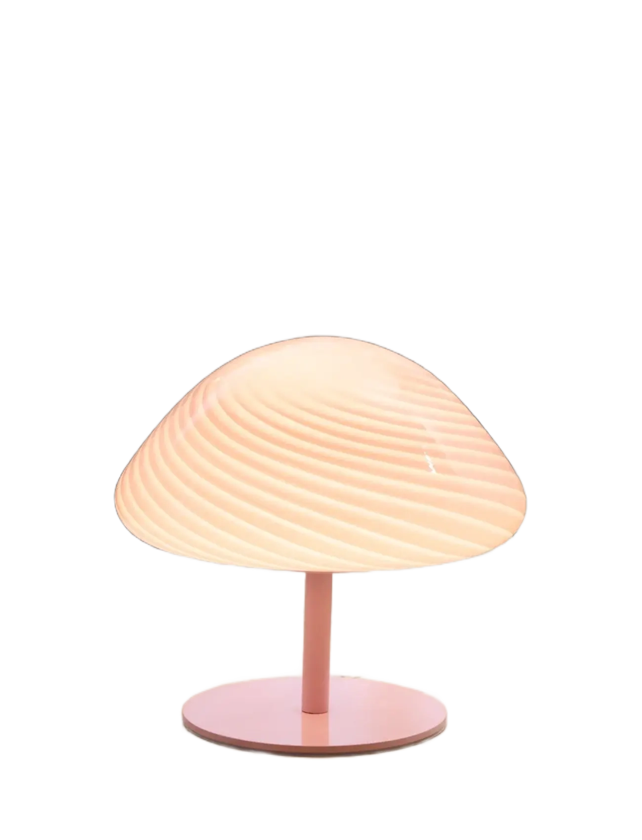 Halo Design - Candy Mini mush table lamp, glass head, metal base Rose - borðlampar - rose - 5