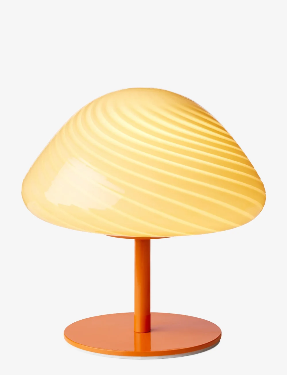 Halo Design - Candy Mini mush table lamp, glass head, metal base - laualambid - orange - 0