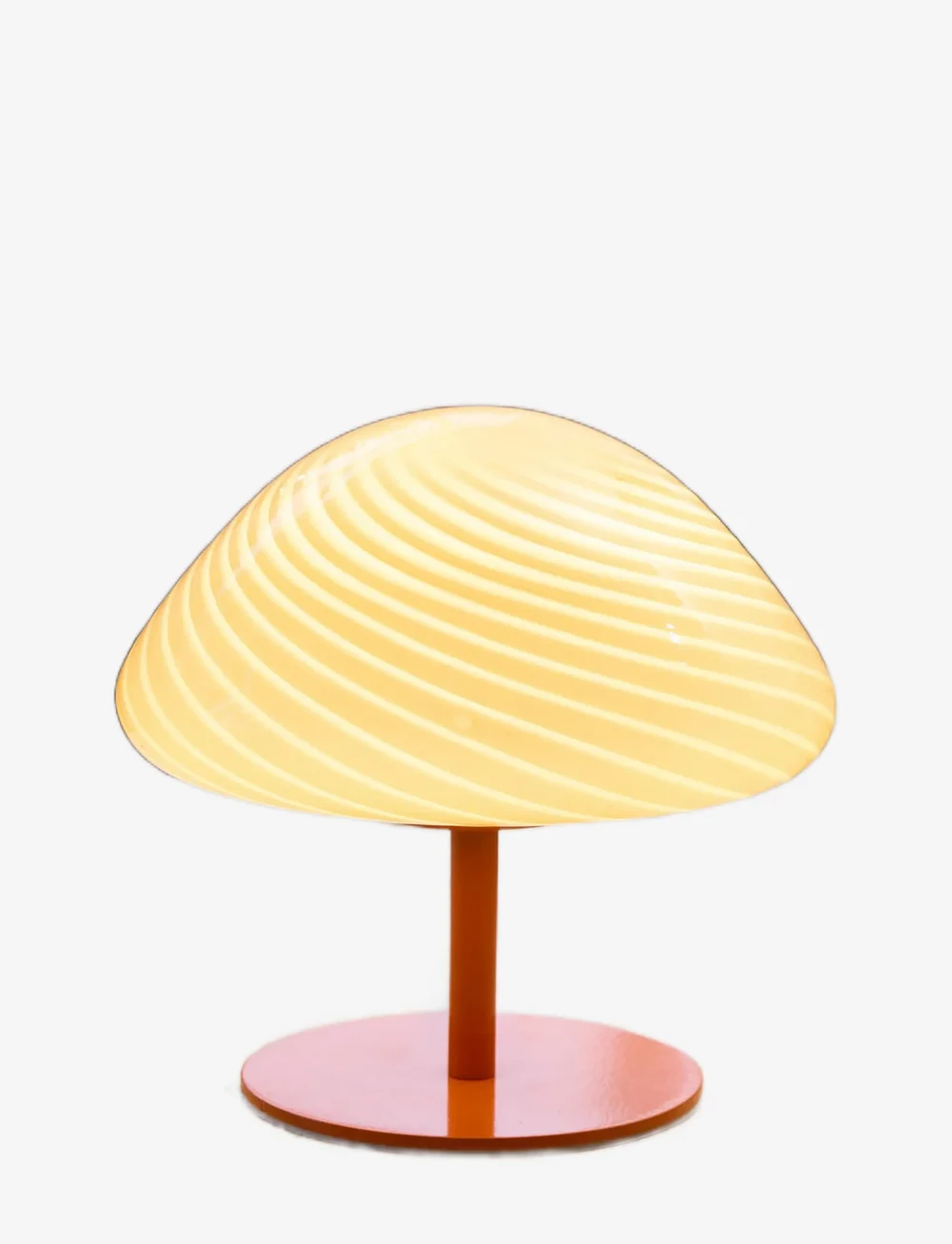 Halo Design - Candy Mini mush table lamp, glass head, metal base - laualambid - orange - 3