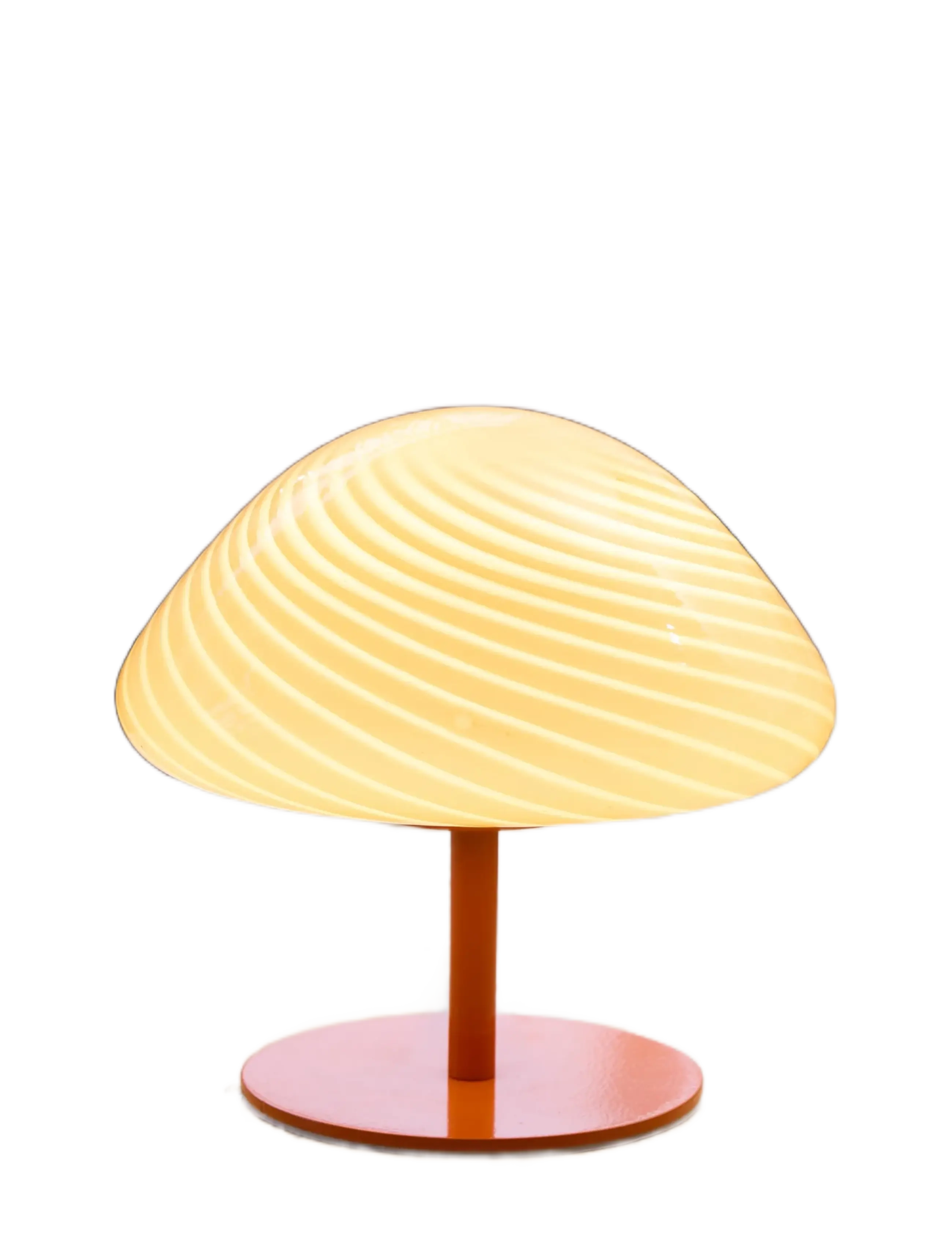 Halo Design - Candy Mini mush table lamp, glass head, metal base - stalinės lempos - orange - 4