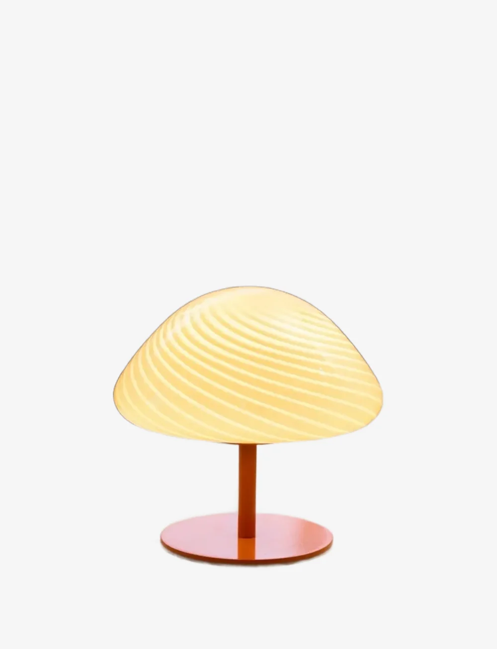 Halo Design - Candy Mini mush table lamp, glass head, metal base - laualambid - orange - 4