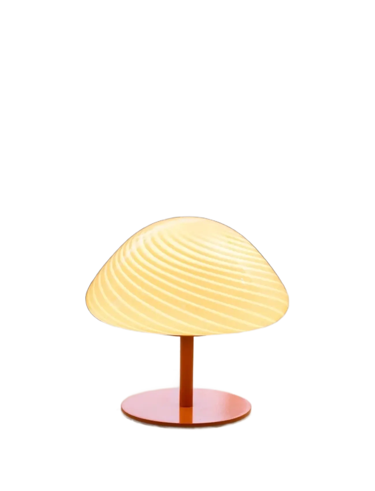 Halo Design - Candy Mini mush table lamp, glass head, metal base - stalinės lempos - orange - 5