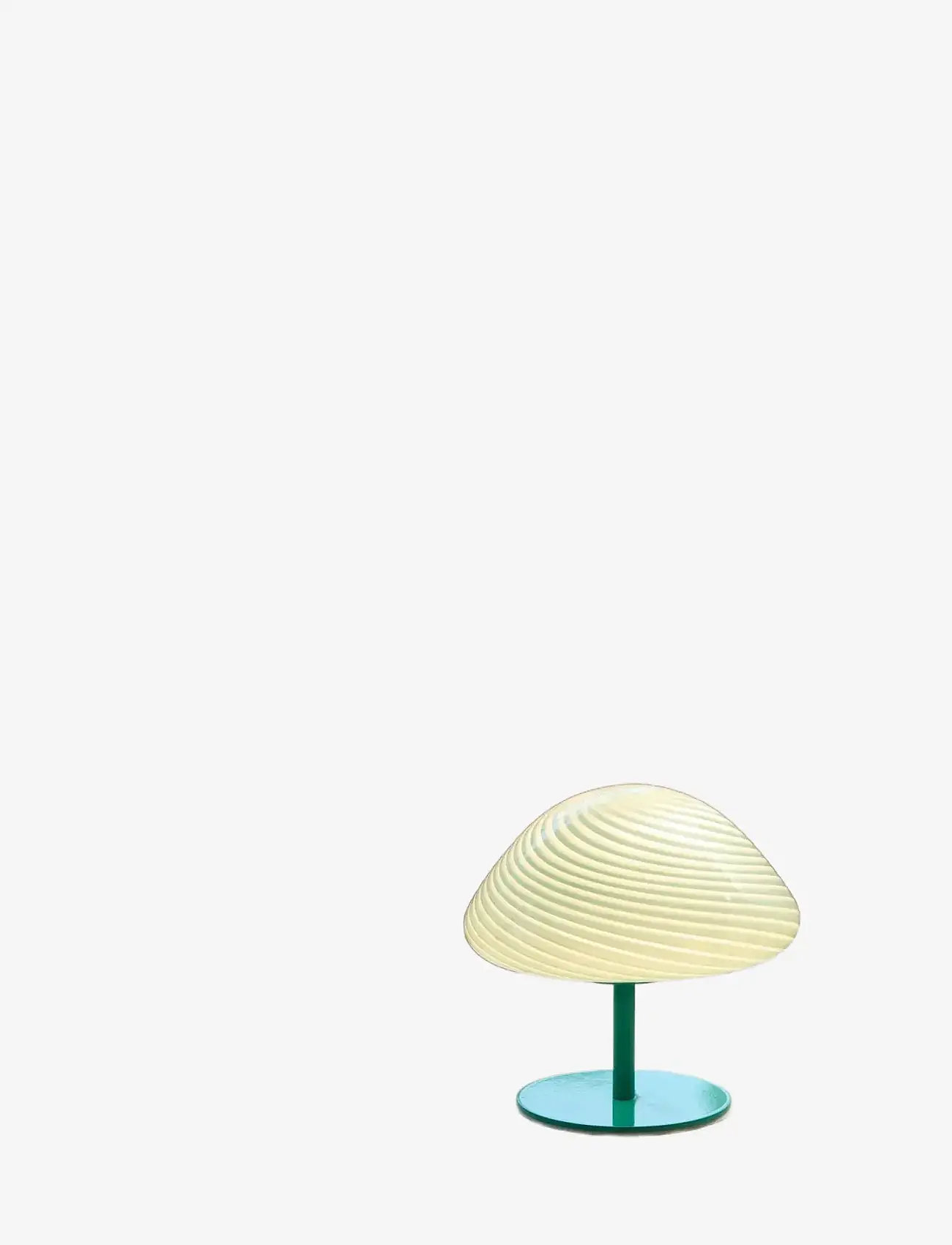 Halo Design - Mini mush table lamp, glass head, metal base - shop by price - turquoise - 5