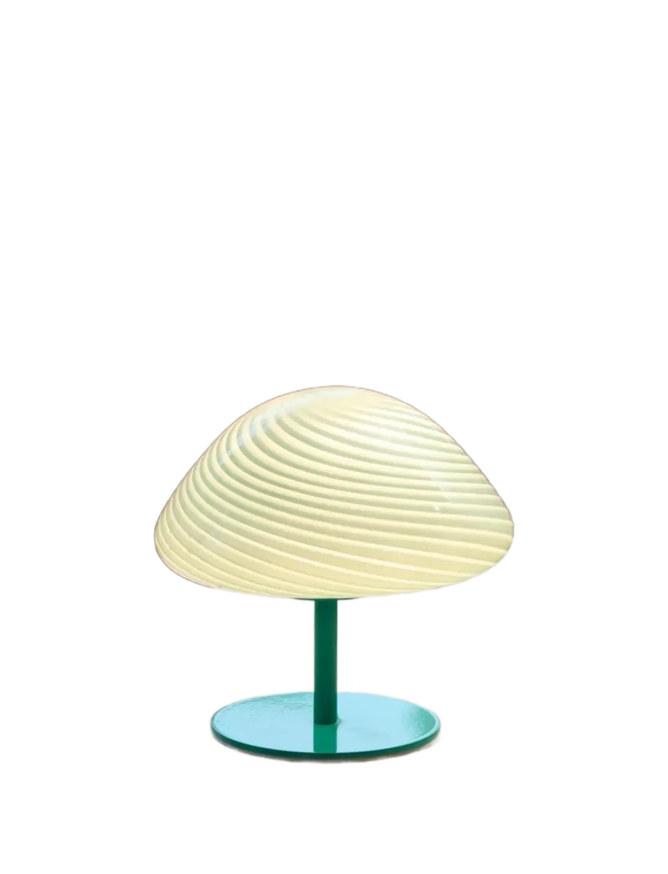 Halo Design - Mini mush table lamp, glass head, metal base - laveste priser - turquoise - 5