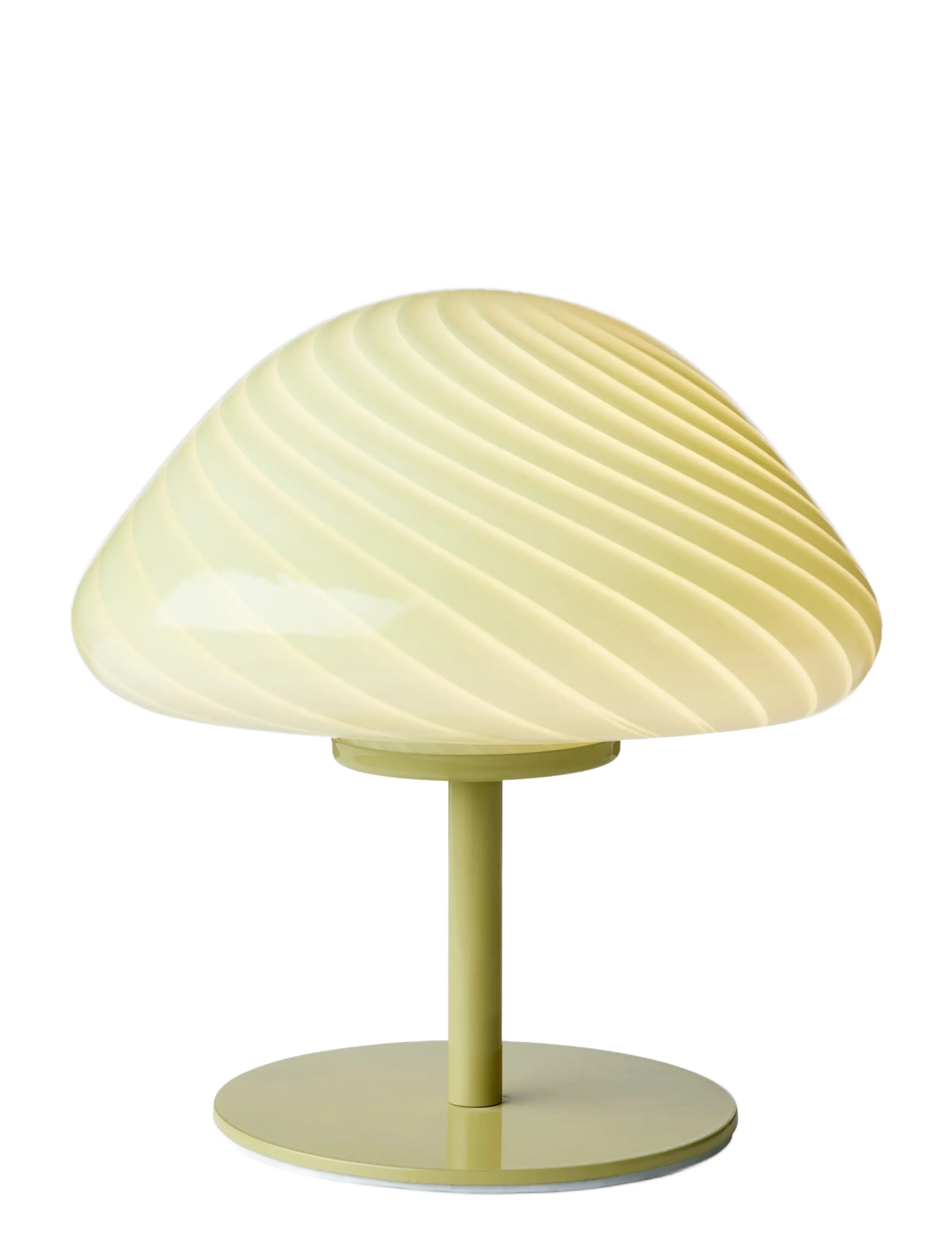 Halo Design Candy Mini Mush Table Lamp, Glass Head, Metal Base, Bordlampe, Grøn, Str: ONE SIZE