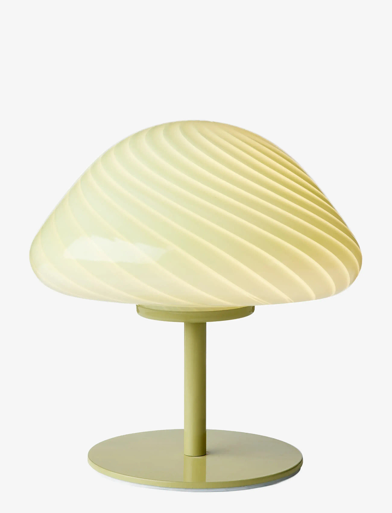 Halo Design - Candy Mini mush table lamp, glass head, metal base - shop by price - olive - 0