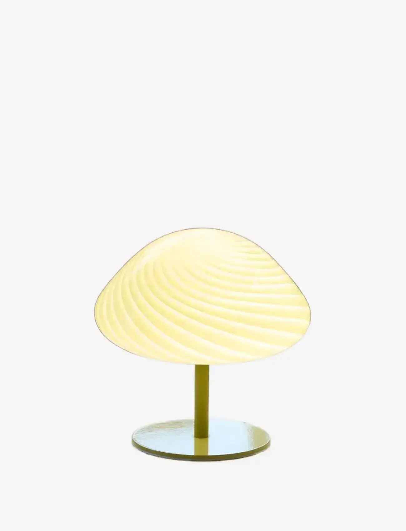 Halo Design - Candy Mini mush table lamp, glass head, metal base - shop by price - olive - 4