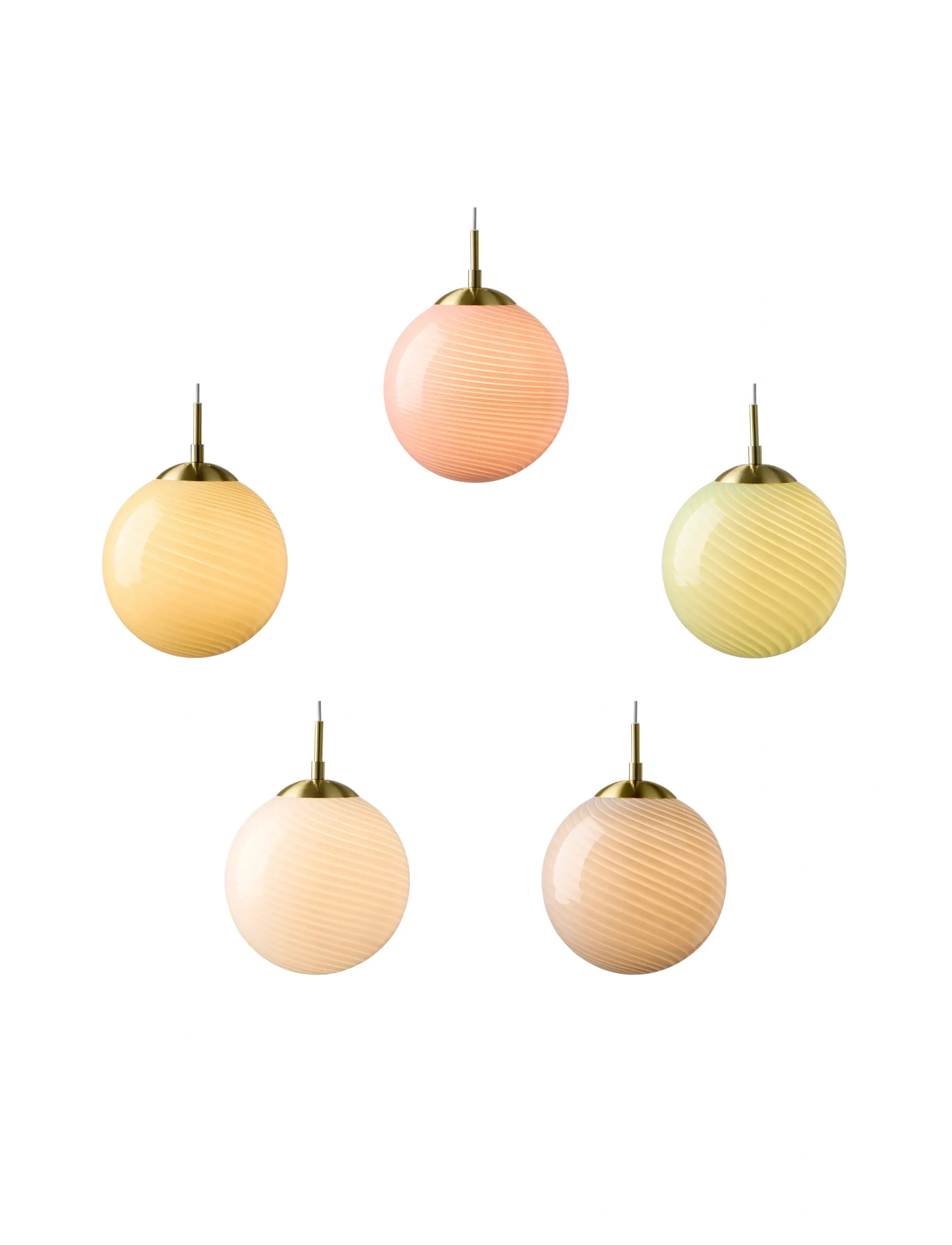 Halo Design Candy Ball Pendant, Ø 20 cm, Ceiling Lamps, Creme - Pendant Homeware
