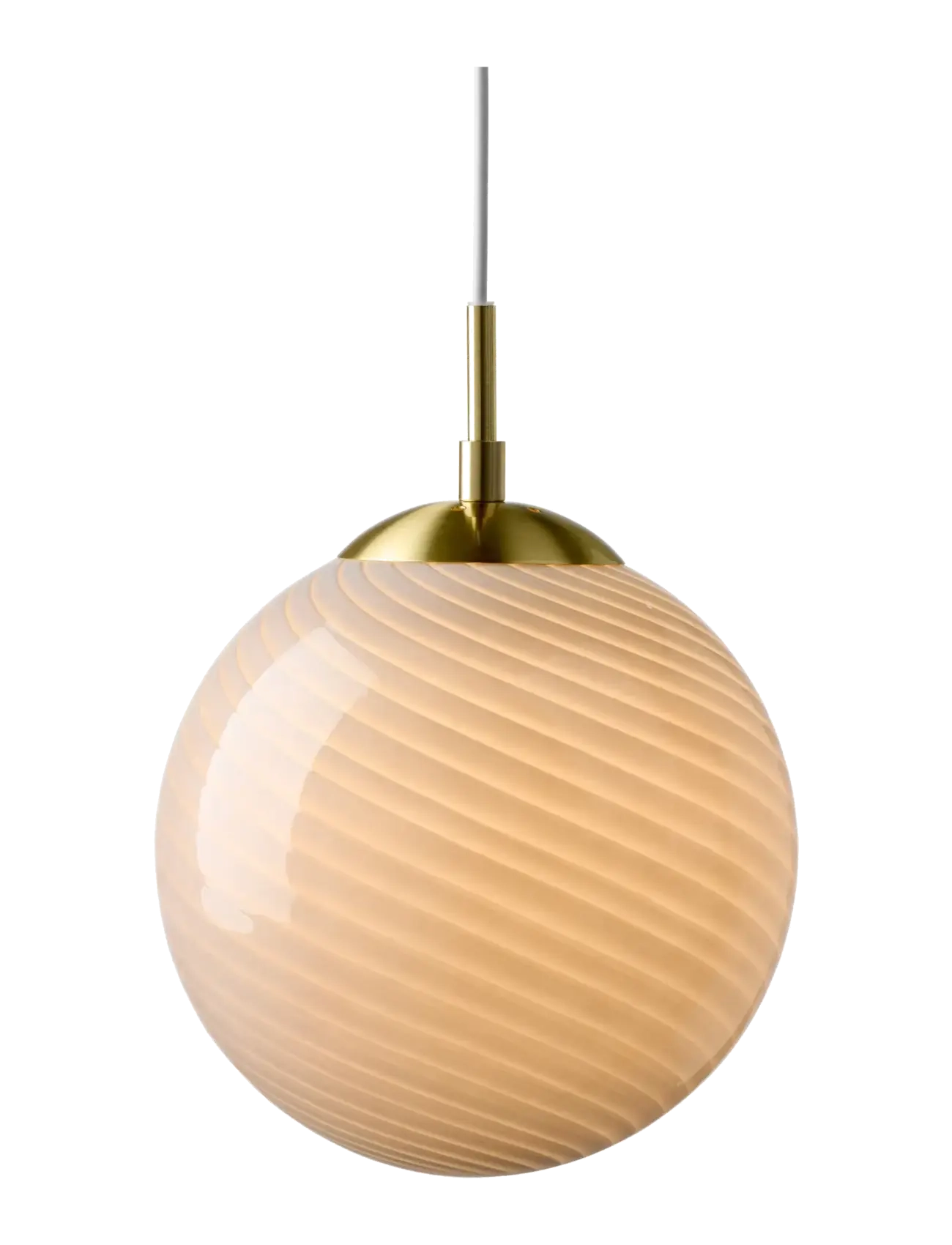Halo Design Candy Ball Pendant, Pendellampe, Creme, Str: Ø 20 CM