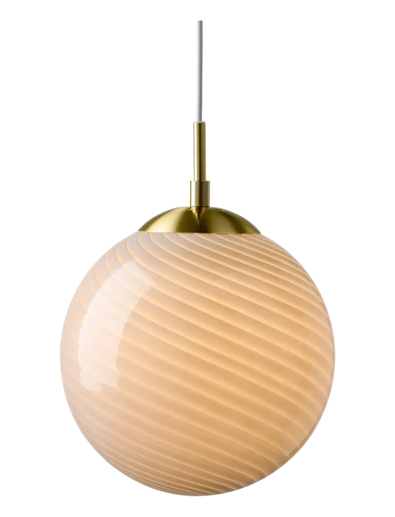 Halo Design Candy Ball Pendant, Pendellampe, Guld, Str: Ø 30 CM