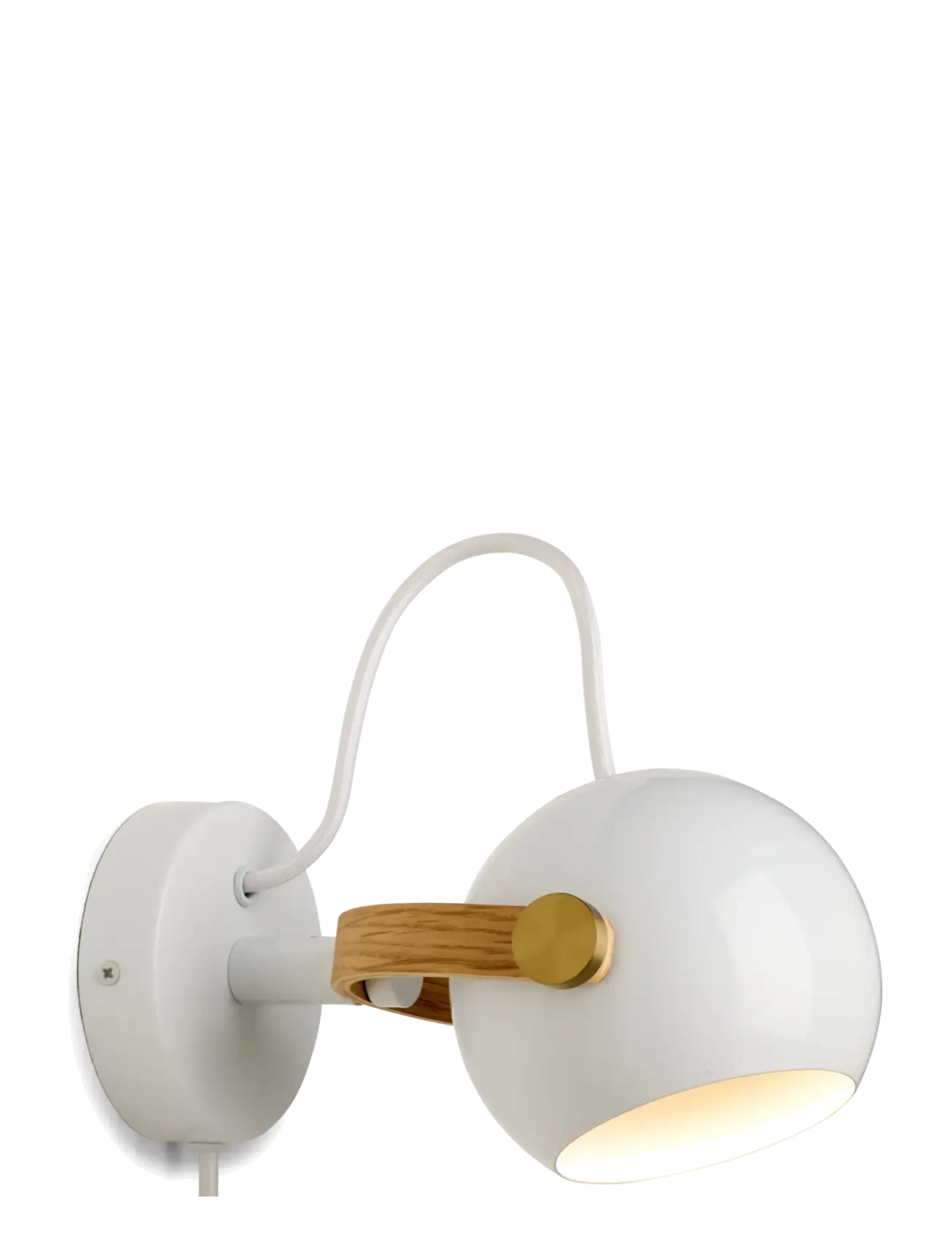 Halo Design DC væglampe, Hvid - Beleuchtung - GLOSSY WHITE / white