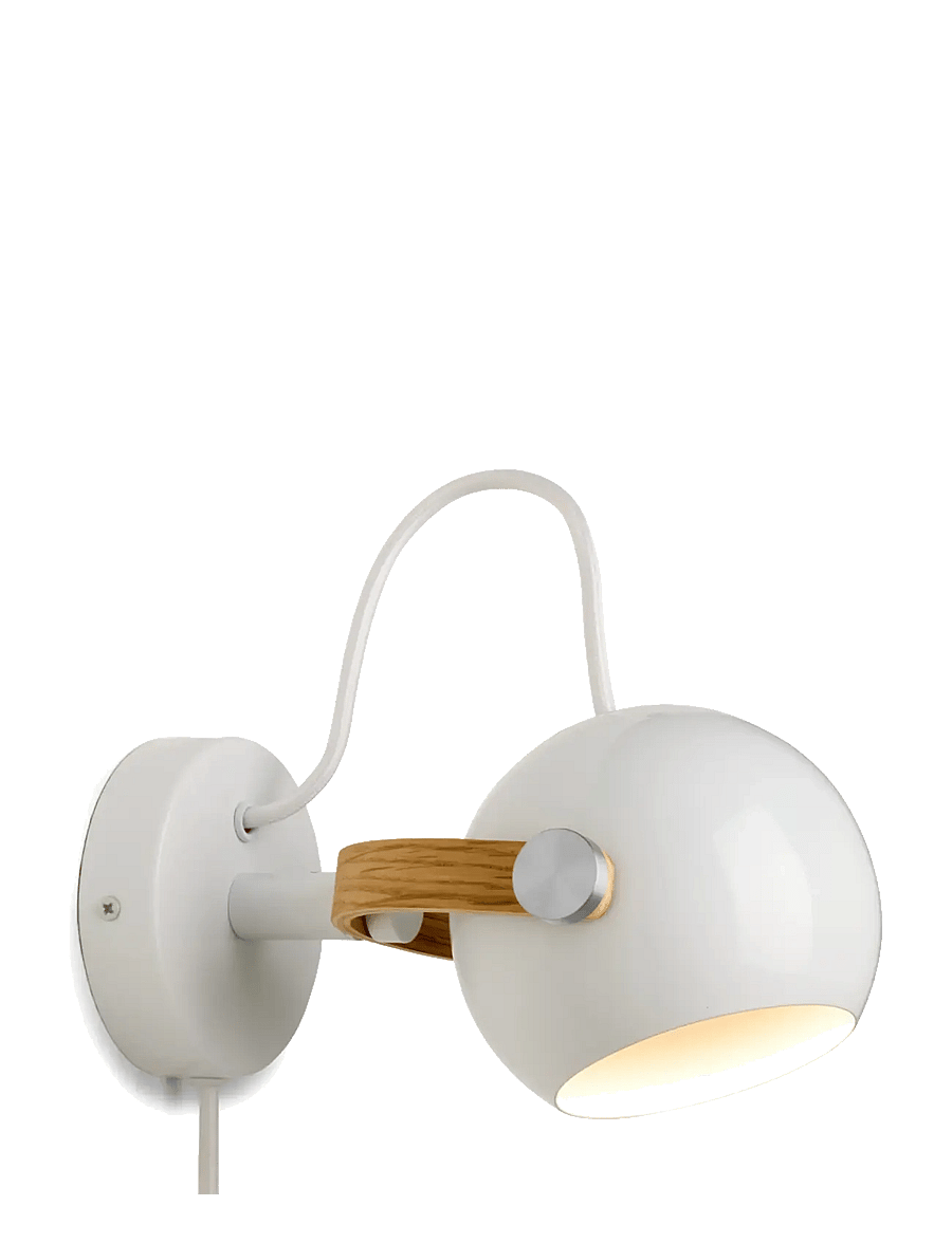 Halo Design - DC væglampe, Hvid - wandleuchten - glossy white - 2