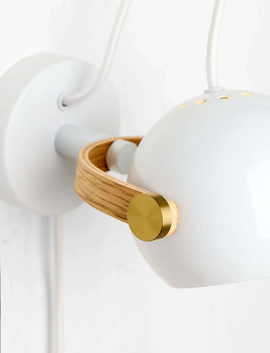 Halo Design - DC væglampe, Hvid - wandleuchten - glossy white - 3