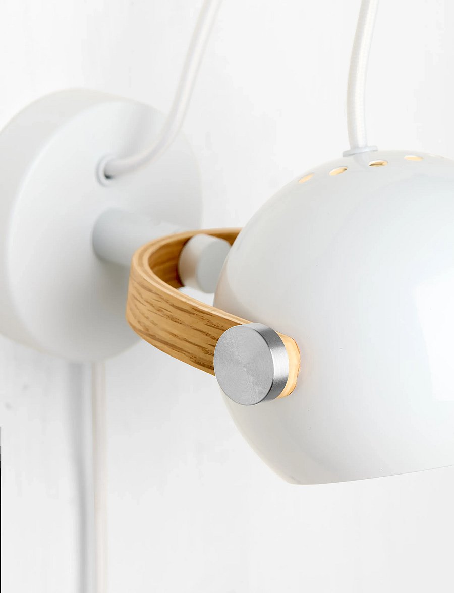 Halo Design - DC væglampe, Hvid - wandleuchten - glossy white - 4
