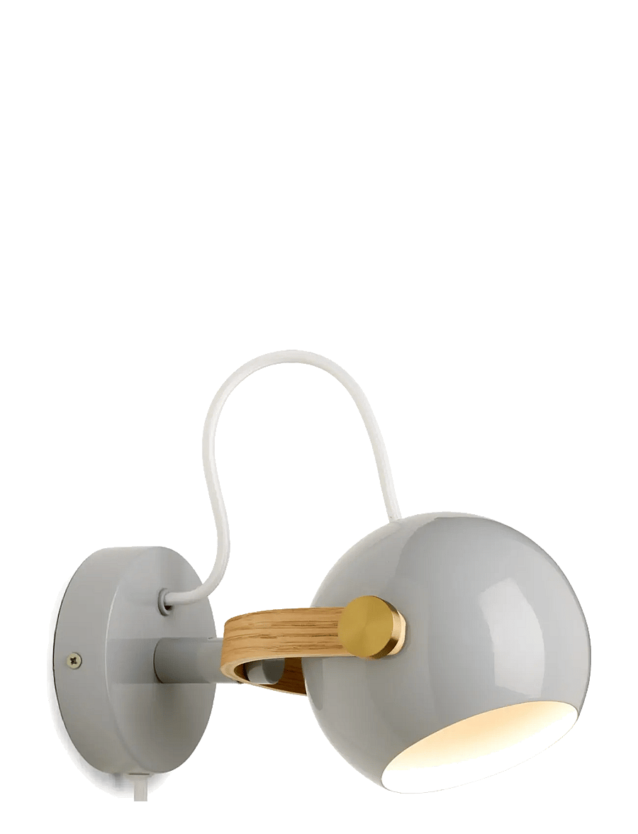 Halo Design - DC væglampe, Grå - wandleuchten - glossy light grey - 1