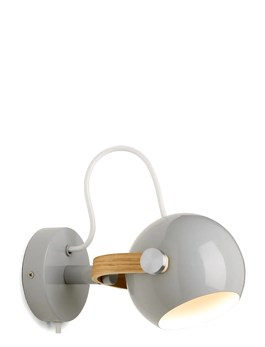 Halo Design - DC væglampe, Grå - wandleuchten - glossy light grey - 2