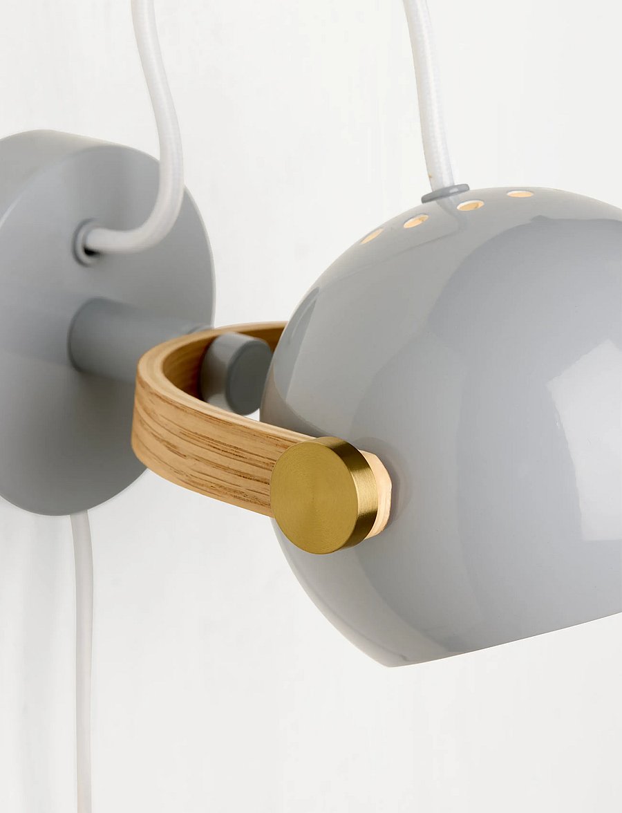 Halo Design - DC væglampe, Grå - wandleuchten - glossy light grey - 3