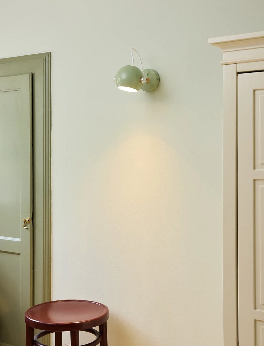 Halo Design - DC væglampe, Sage - glossy sage green - 0
