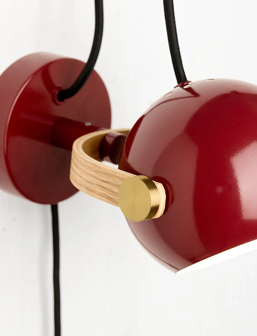 Halo Design - DC væglampe, Merlot - wandleuchten - glossy merlot mania - 4