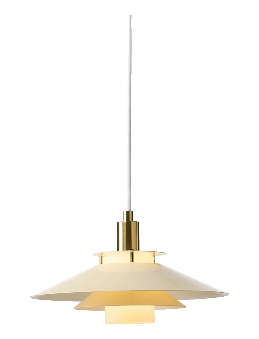 Halo Design - Rivoli pendel Ø26, Creme - pendellampen - glossy cream - 1