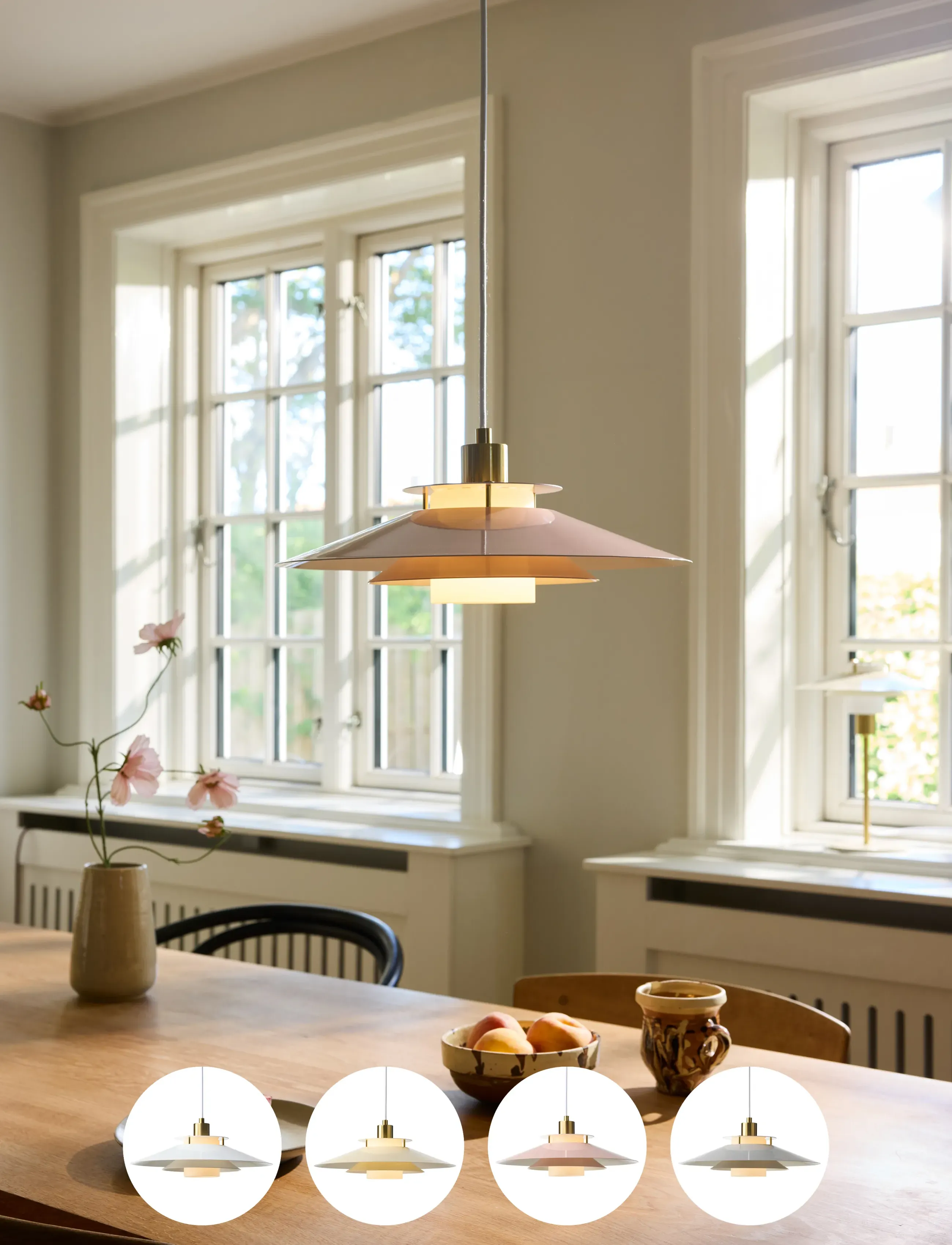 Halo Design - Rivoli pendel Ø40, Rosa - pendellampen - glossy rosa - 2
