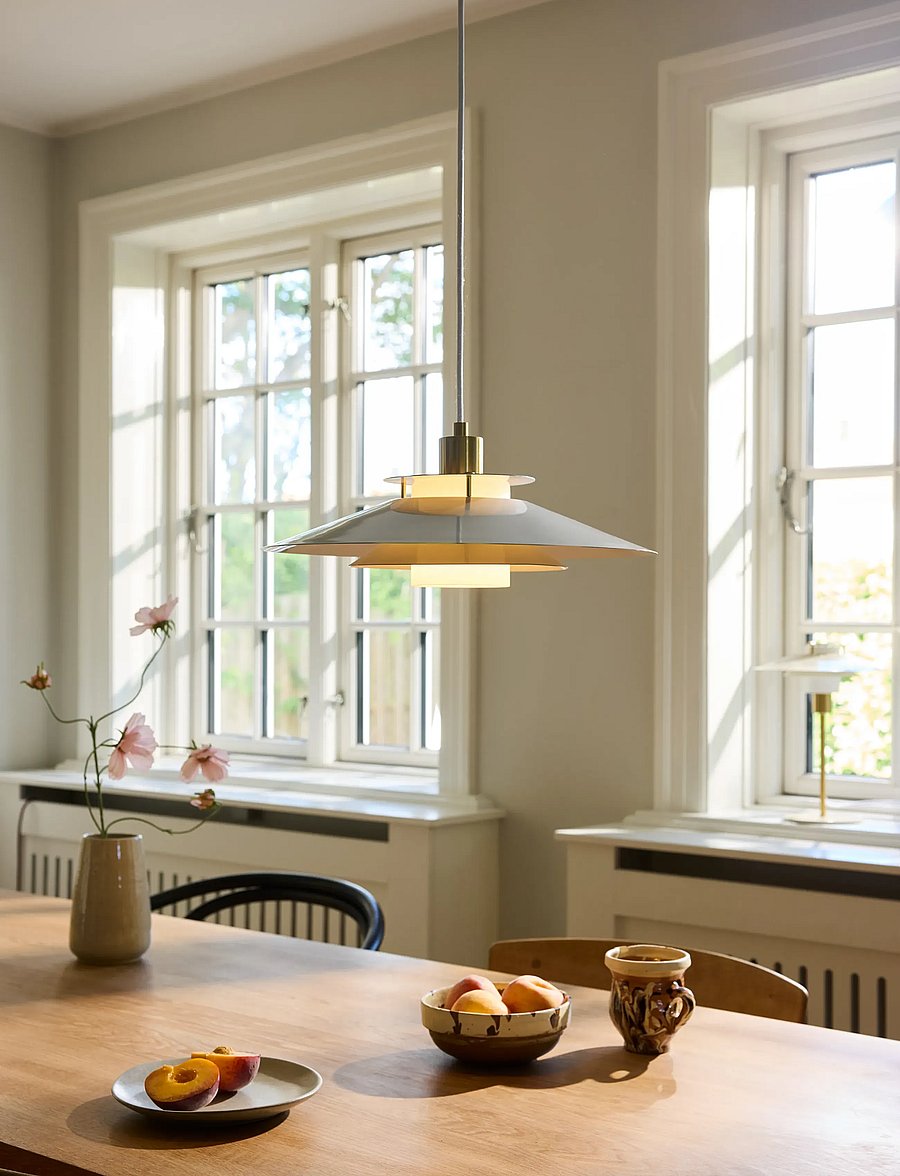 Halo Design - Rivoli pendel Ø40, Grå - pendellampen - glossy light grey - 0