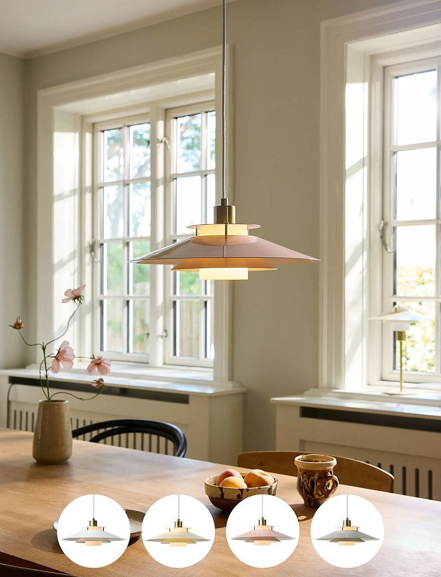 Halo Design - Rivoli pendel Ø40, Grå - pendellampen - glossy light grey - 2