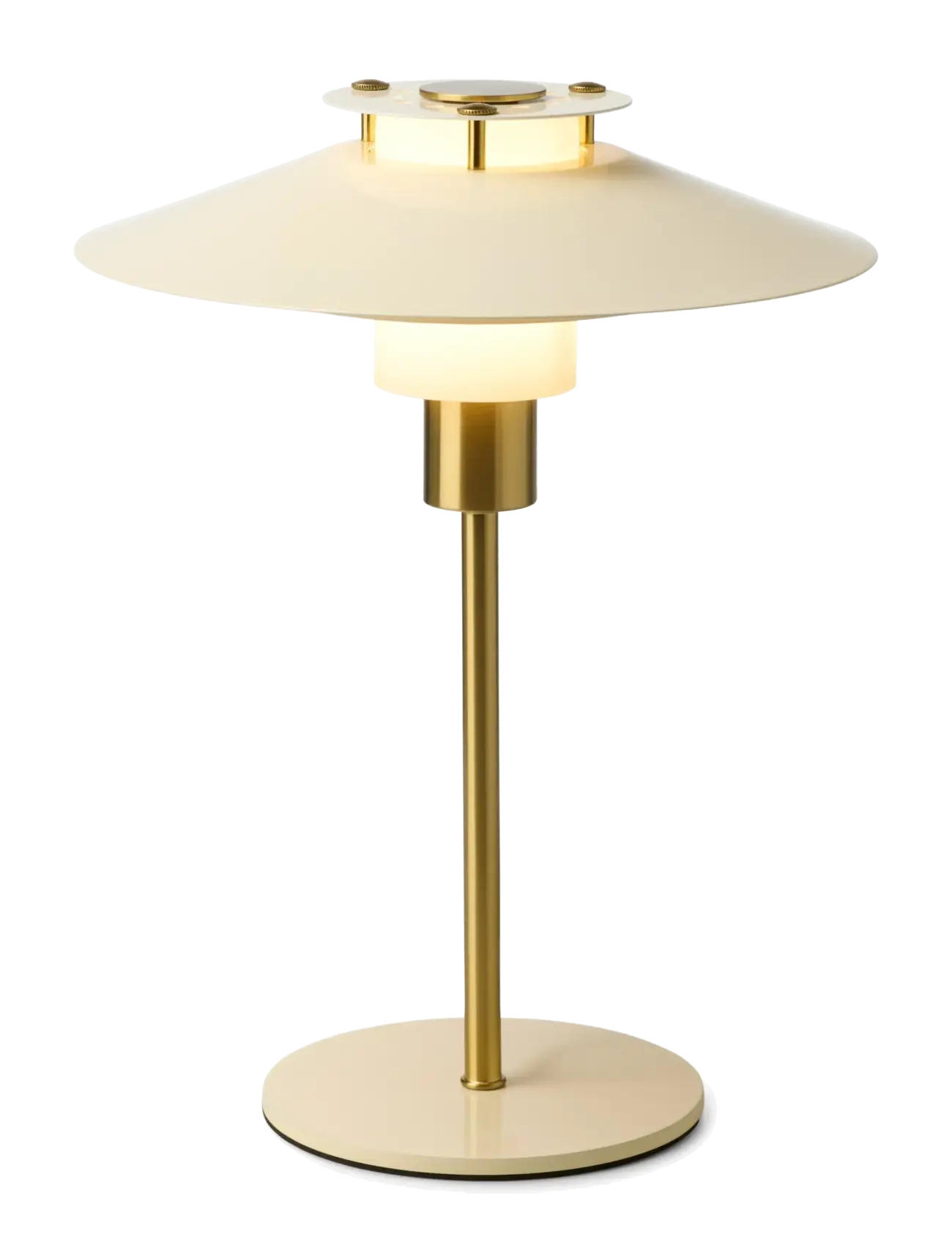 Halo Design Rivoli bord, Creme - Belysning - GLOSSY LIGHT CREME / cream