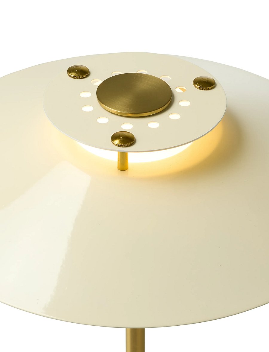 Halo Design - Rivoli bord, Creme - glossy light creme - 3