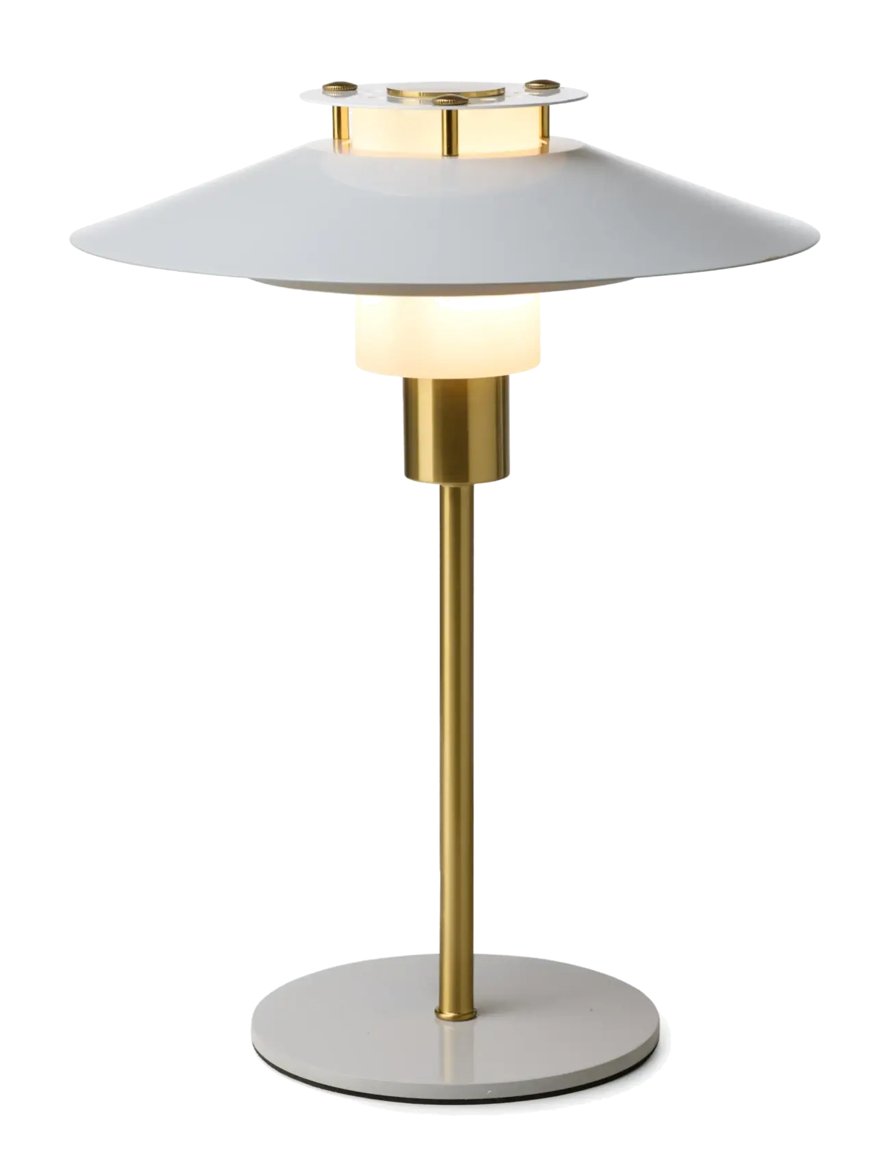 Halo Design Rivoli bord, Grå - Belysning - GLOSSY LIGHT GREY / grey