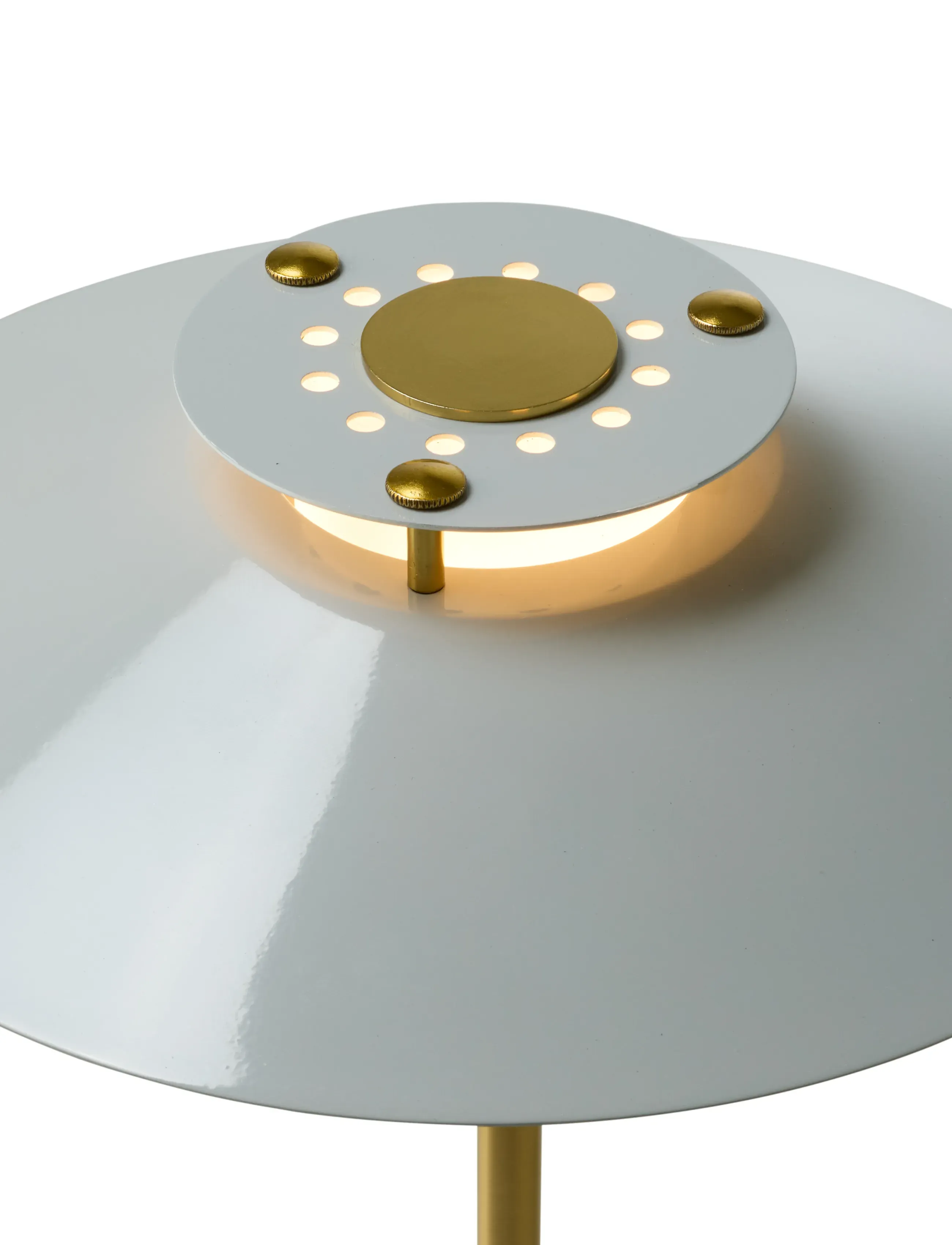 Halo Design - Rivoli bord, Grå - glossy light grey - 3