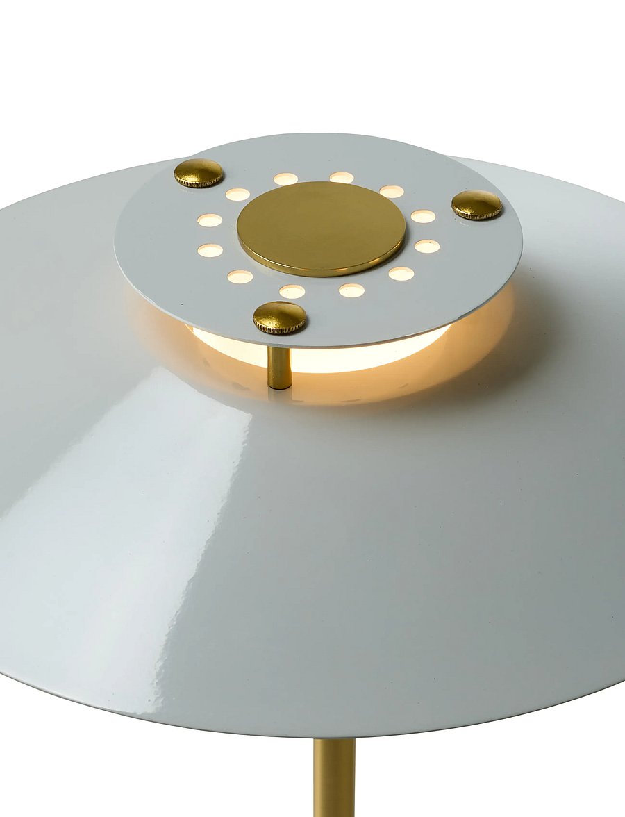 Halo Design - Rivoli bord, Grå - glossy light grey - 3