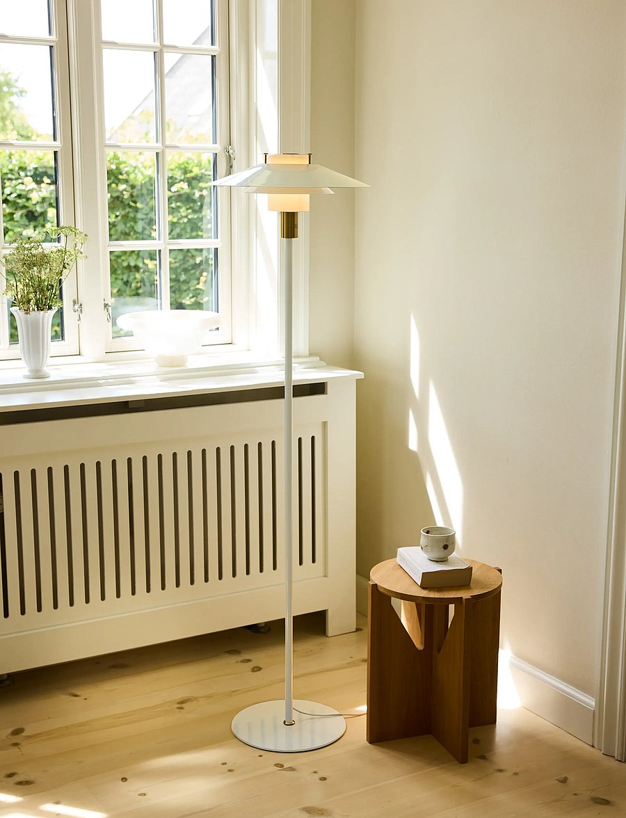 Halo Design - Rivoli Standelampe Cream - põrandalambid - glossy cream - 0