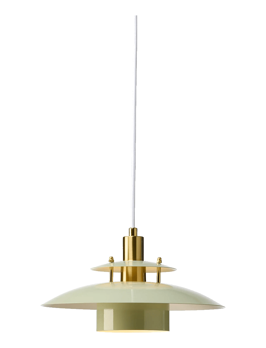 Halo Design - Sørup pendel Ø25 Grøn - pendellampen - glossy sage green - 1