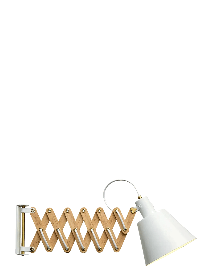 Halo Design - Vintage stor Hvid - seinalambid - glossy white - 1
