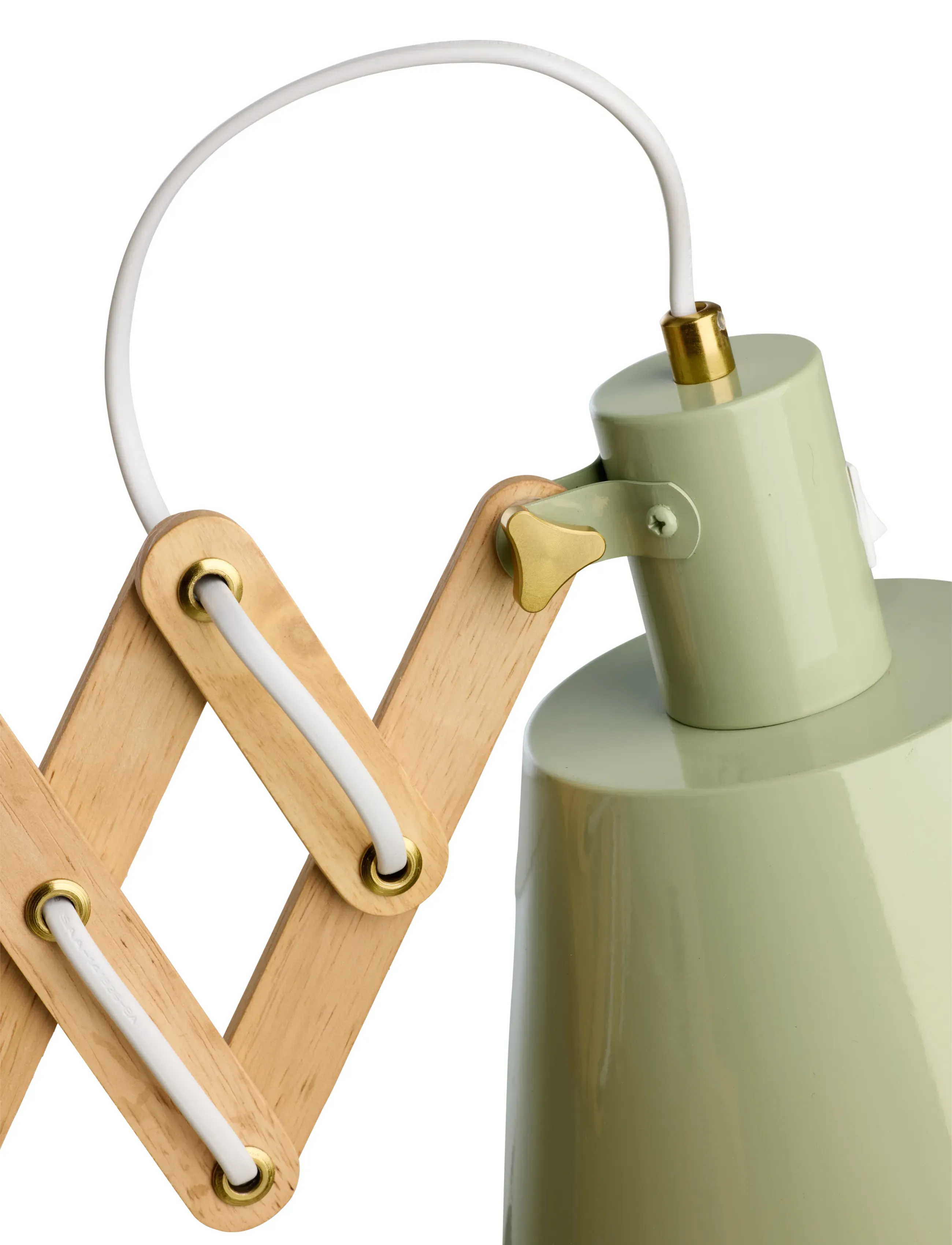 Halo Design - Vintage stor  Grøn - glossy sage green - 2