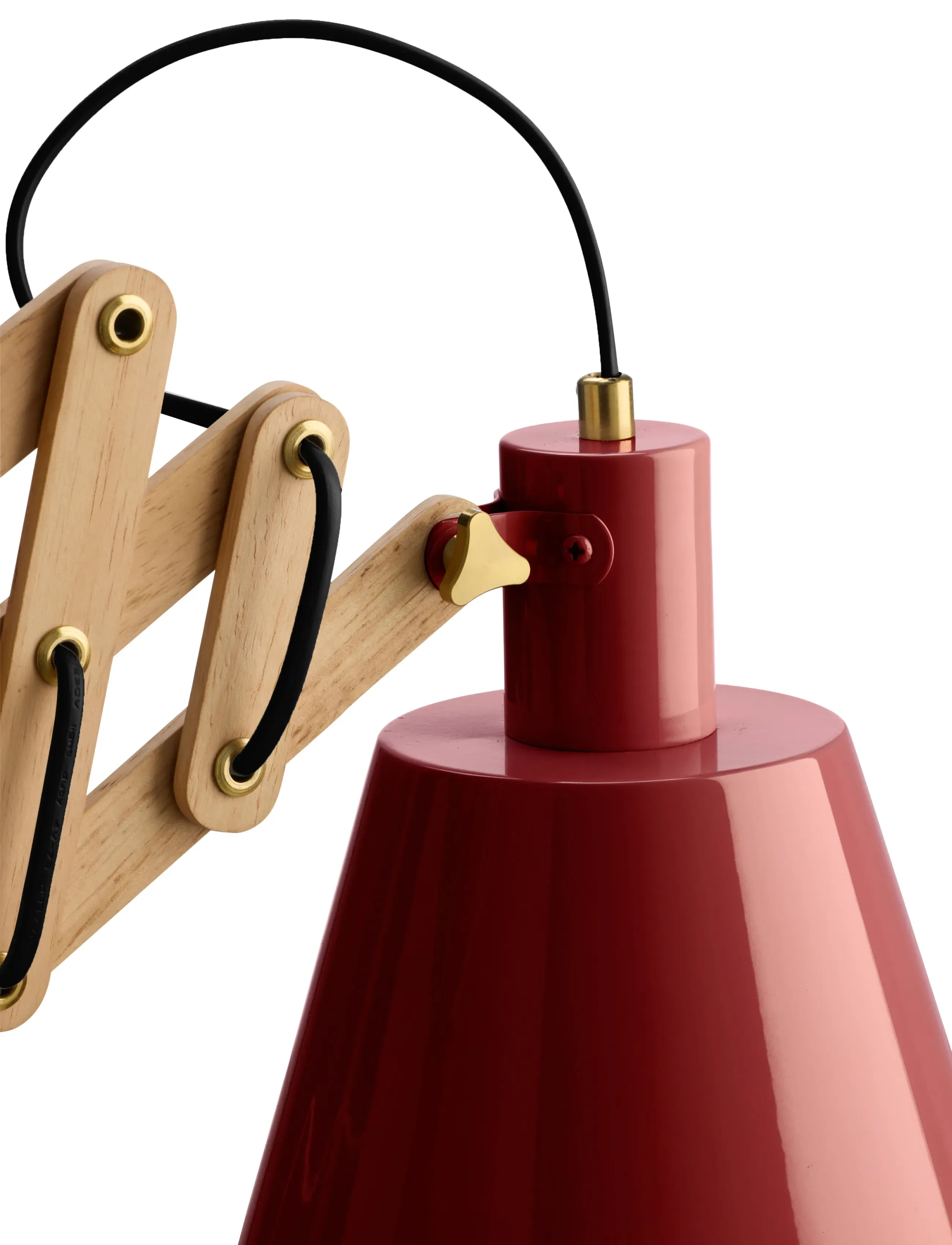 Halo Design - Vintage stor  Merlot - wall lamps - glossy merlot mania - 2