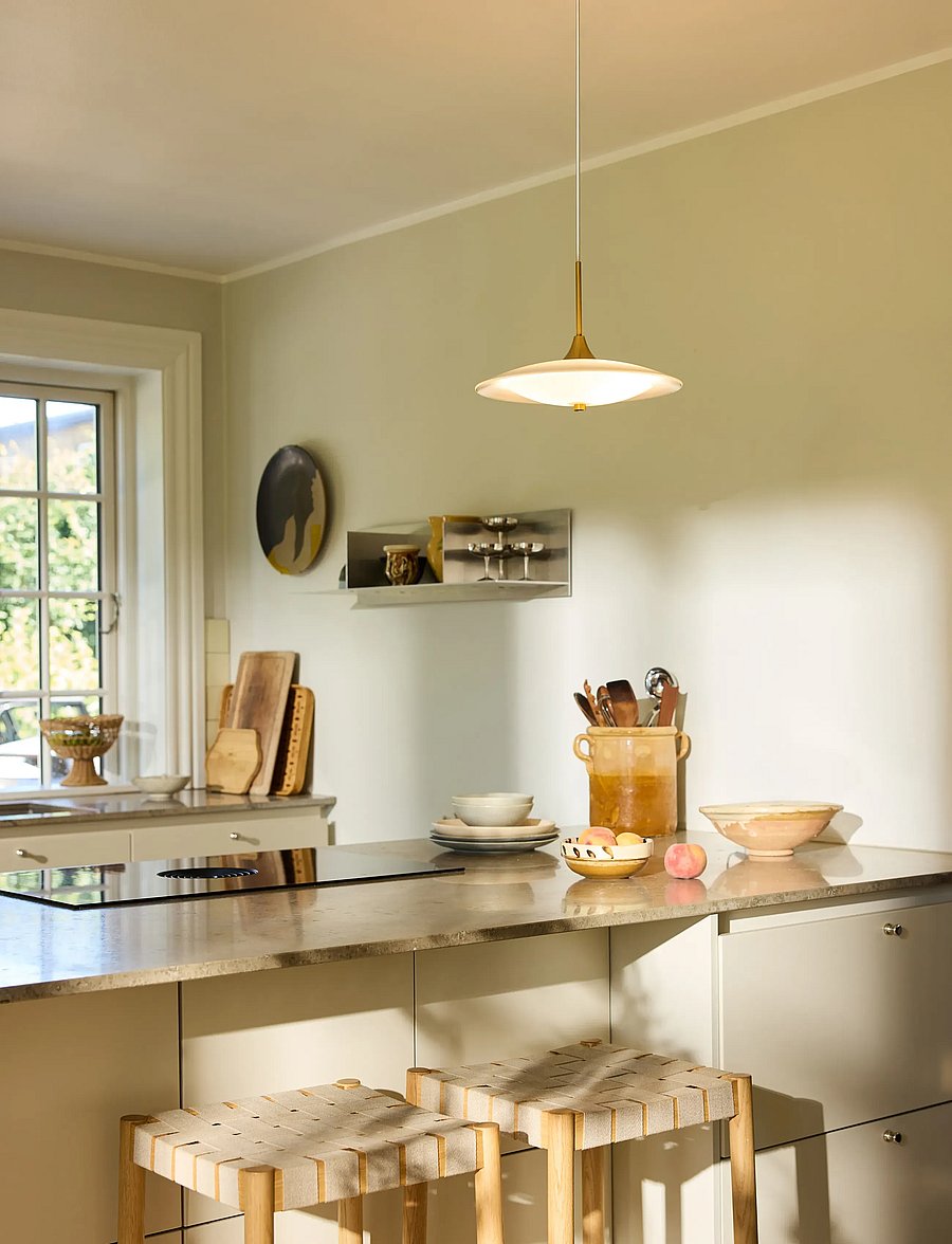Halo Design - Baroni pendel med messingtop Ø35 - pendellampen - brass - 0